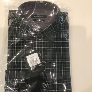 Gray Bugatchi Button Down Shirt NEW WITH TAGS